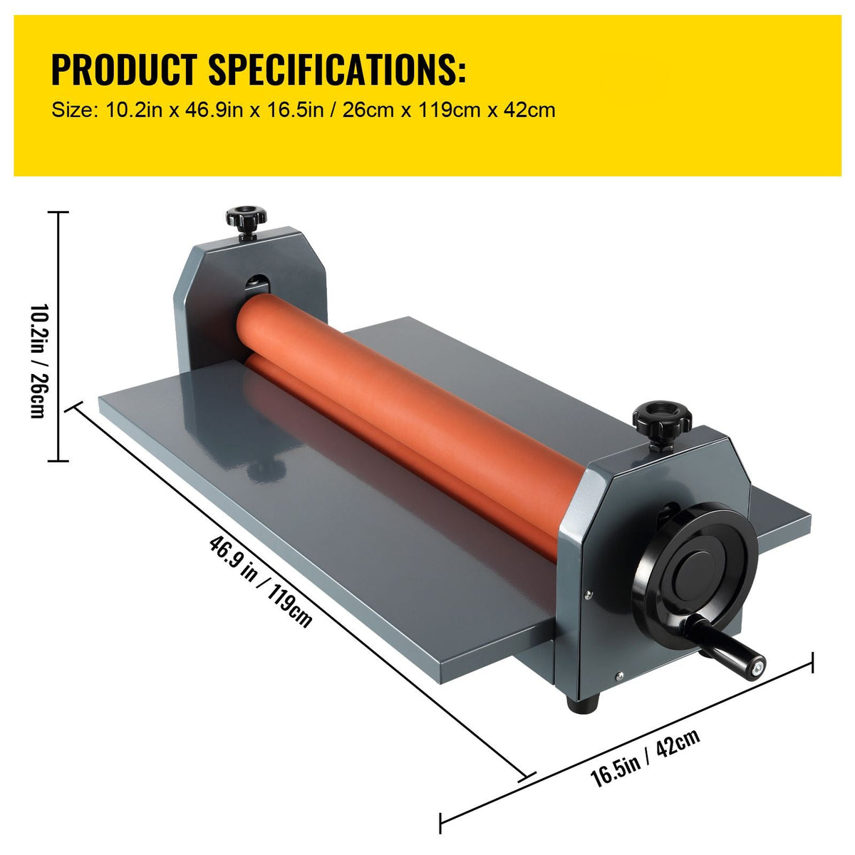 39" 1000MM Manual Cold Roll Laminator Vinyl Photo Film Mounting Laminating Machine