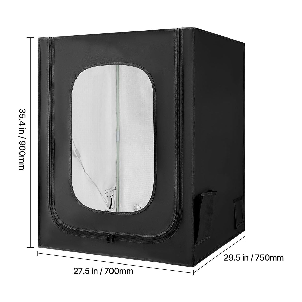 3D Printer Enclosure, Dustproof Waterproof Large Oxford Cloth 3D Printer Tent, Constant Temperature Protective Case with LED Lighting, Compatible with Creality/ELEGOO/Anycubic Popular Models