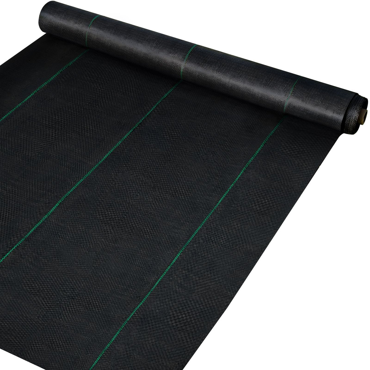 3FTx50FT Premium Weed Barrier Fabric Heavy Duty 5OZ, Woven Weed Control Fabric, High Permeability Good for Flower Bed, Geotextile Fabric for Underlayment, Polyethylene Ground Cover