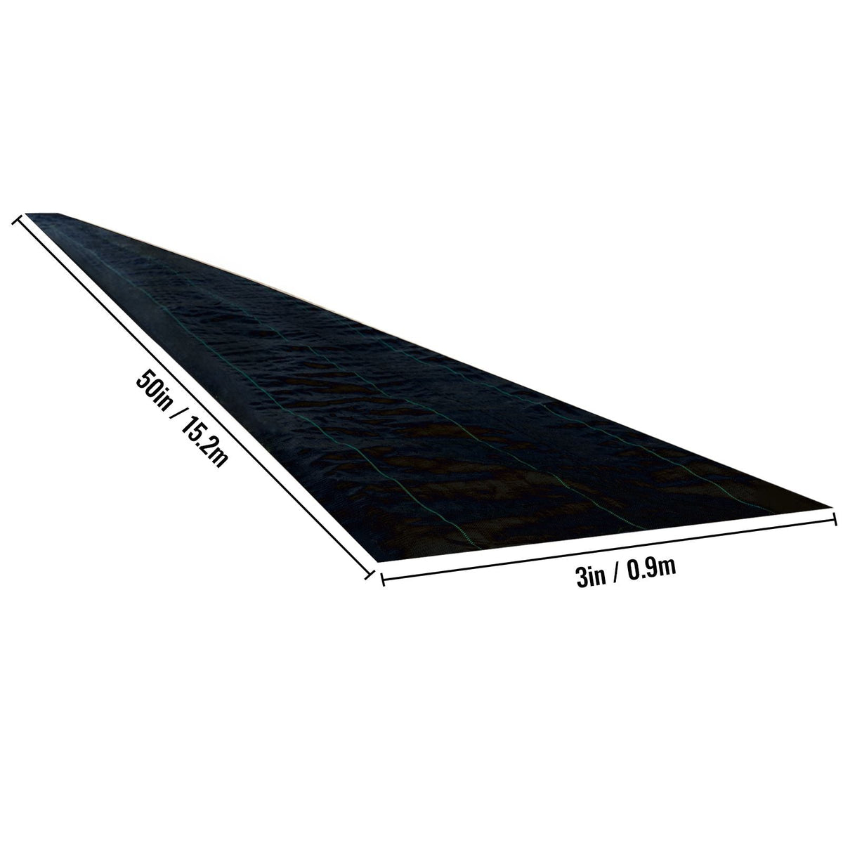 3FTx50FT Premium Weed Barrier Fabric Heavy Duty 5OZ, Woven Weed Control Fabric, High Permeability Good for Flower Bed, Geotextile Fabric for Underlayment, Polyethylene Ground Cover