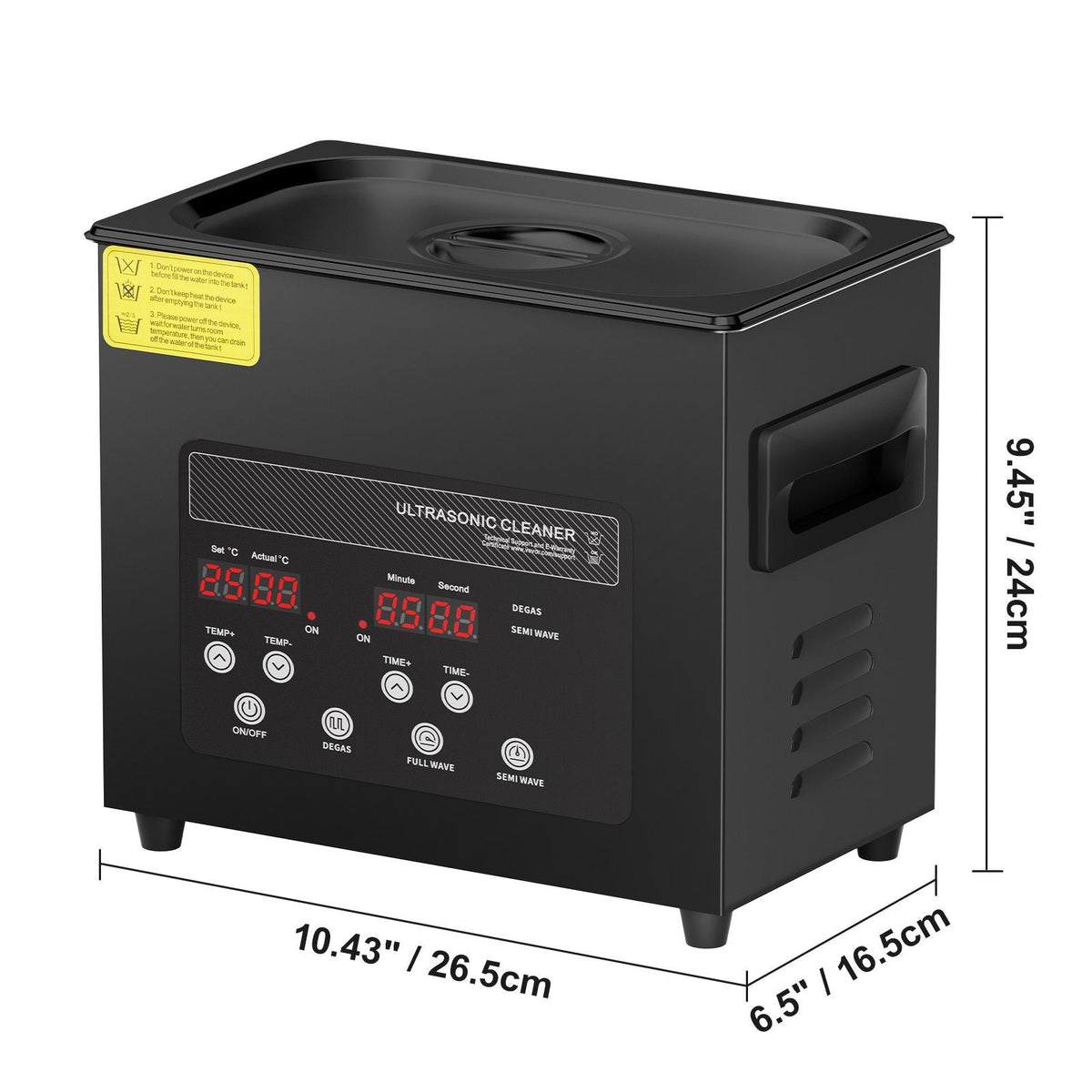 3L Ultra Sonic Cleaner, 120W Digital Ultrasonic Cleaning Machine with Gentle Mode & Upgraded Degassing, 40kHz Ultrasound Cleaner Machine with Heater & Timer for Jewelry, Glasses, Tools Retainer