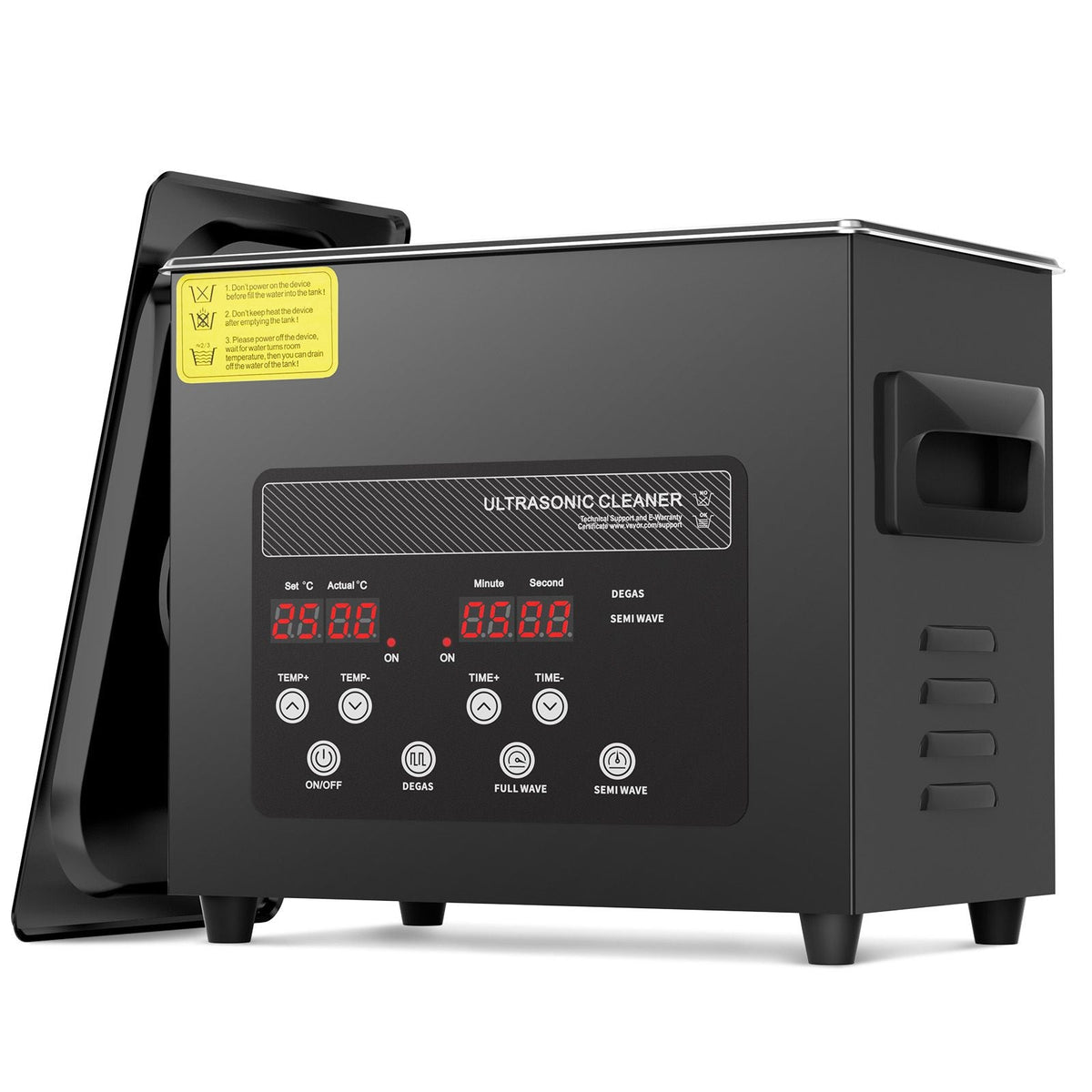 3L Ultra Sonic Cleaner, 120W Digital Ultrasonic Cleaning Machine with Gentle Mode & Upgraded Degassing, 40kHz Ultrasound Cleaner Machine with Heater & Timer for Jewelry, Glasses, Tools Retainer
