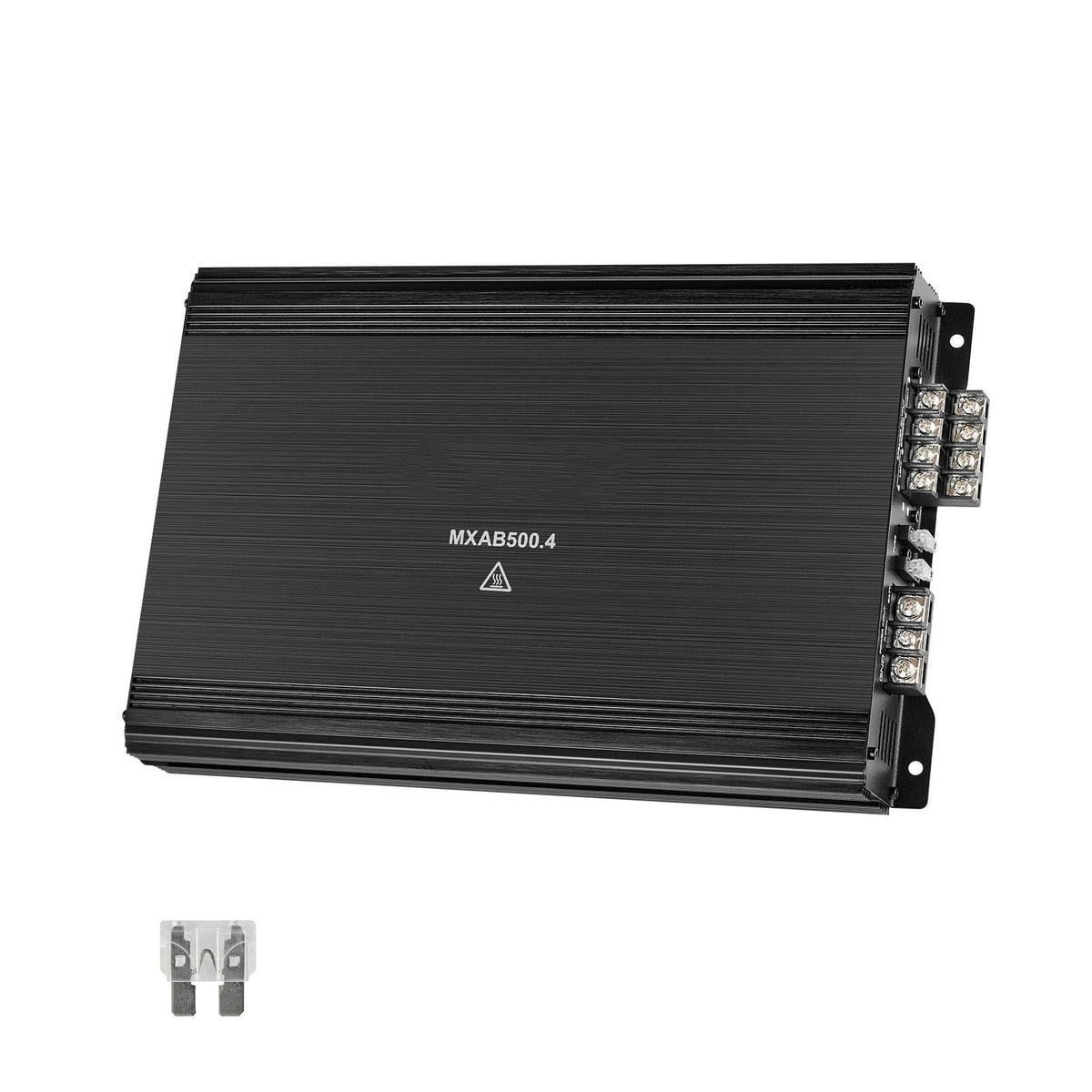 4 Channel Car Audio Amplifier 2 Ohm Stable Bridgeable Class A/B Full Range Amp Max Power 4 x 250W @ 4 Ohm / 4 x 500W @ 2 Ohm for Car SUV Truck Off-Road