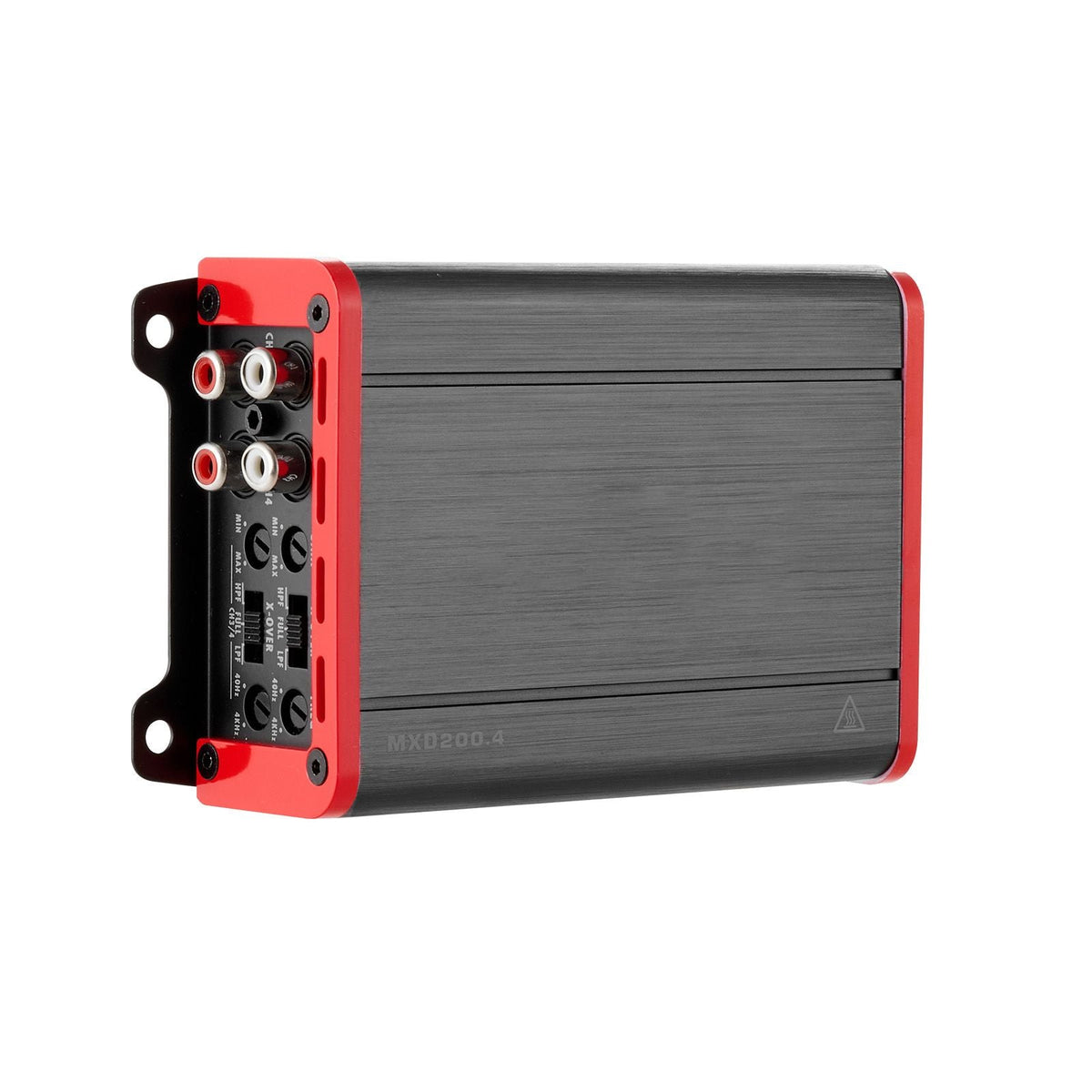 4 Channel Car Audio Amplifier 2 Ohm Stable Bridgeable Class D Full Range Amp Max Power 4 x 120W @ 4 Ohm / 4 x 200W @ 2 Ohm for Car SUV Truck Off-Road