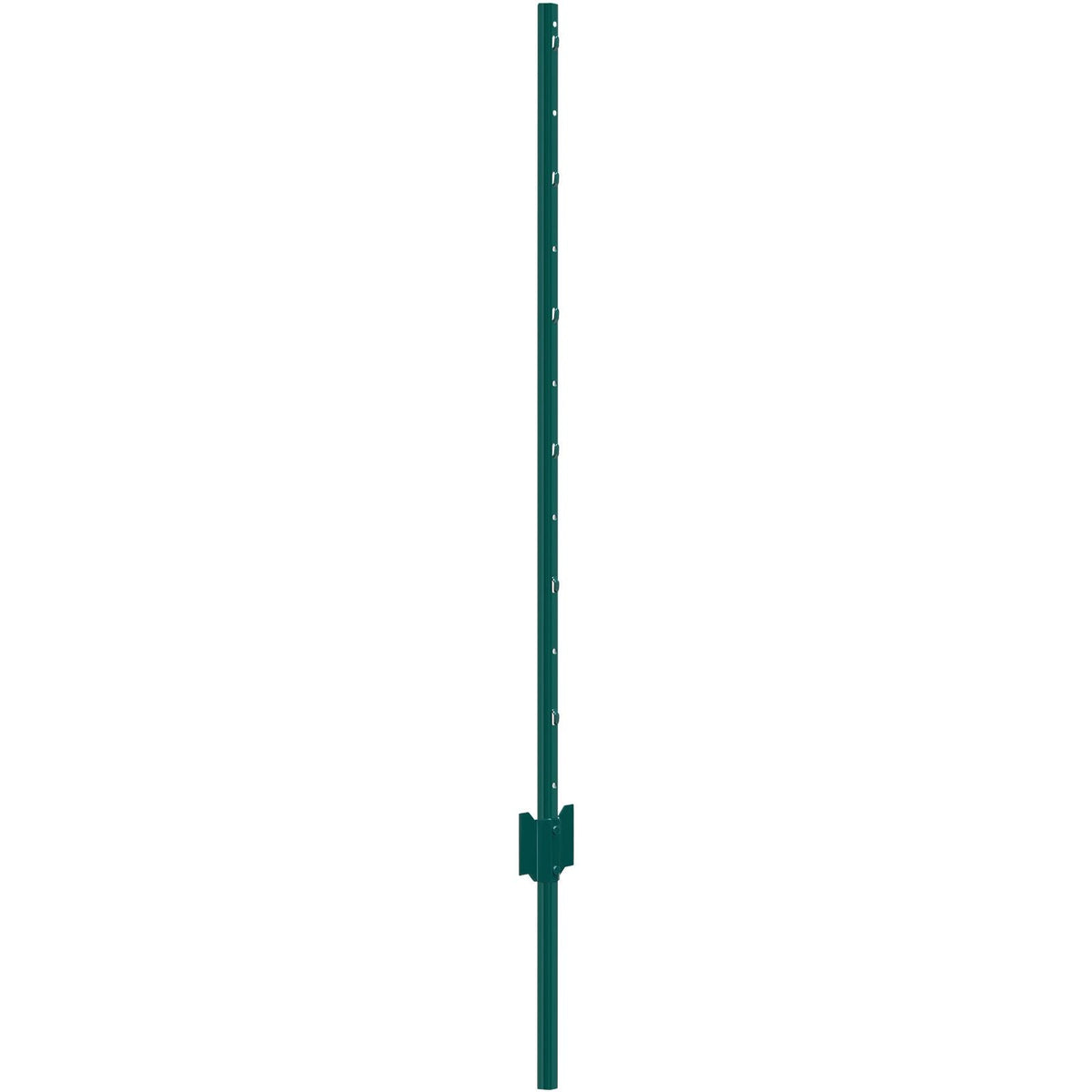 4 Feet Fence Post 10 Pack T-Post Heavy Duty Metal Fence Posts Green