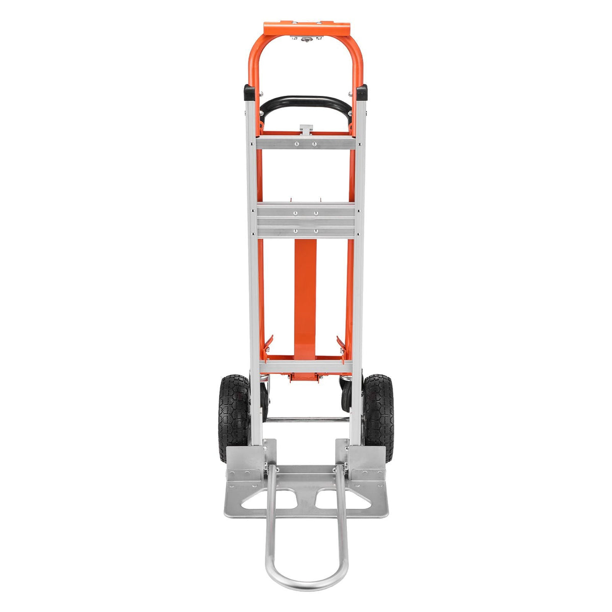 4 in 1 Hand Truck, 1000 lbs Load Capacity for 4-Wheel Mode, Convertible Hand Truck Dolly with Non-Slip Handle & Wheels, Aluminum Alloy Portable Trolley Dolly for Moving Home, Office, Warehouse