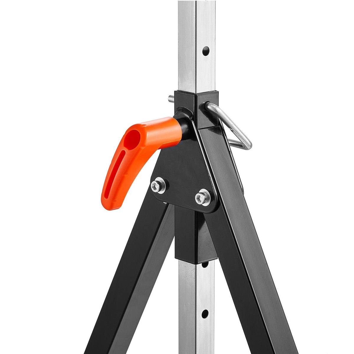 4-in-1 Roller Stand, 440 lb Load Capacity, 33-50 in Adjustable Height, Folding Heavy Duty with Rack & Polished Multi-directional Roller Head, for Table Saw Outfeed Woodworking Extension Support
