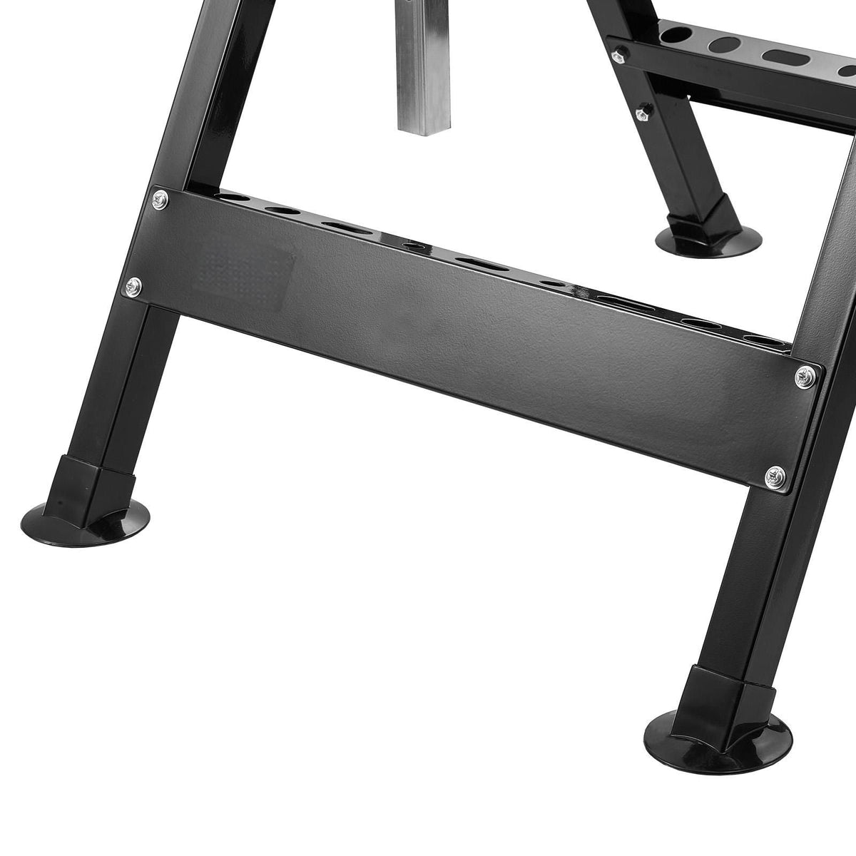 4-in-1 Roller Stand, 440 lb Load Capacity, 33-50 in Adjustable Height, Folding Heavy Duty with Rack & Polished Multi-directional Roller Head, for Table Saw Outfeed Woodworking Extension Support