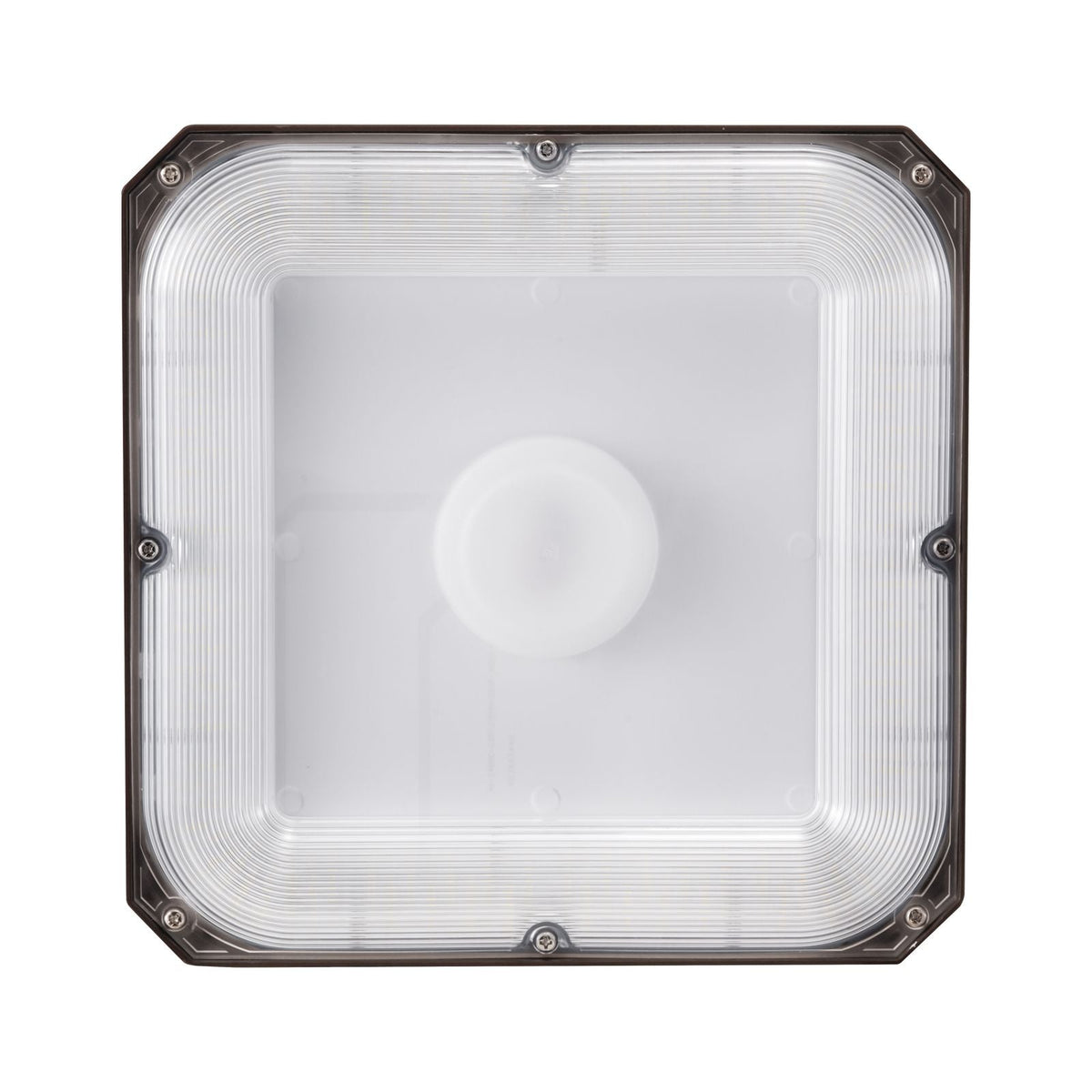 4 Pack LED Canopy Lights, 80W, 8800LM 5000K Daylight Commercial Industrial Outdoor Canopy Lights, 10.08"x10.08" Surface Mount Ceiling Lighting for Gas Station Warehouse Garage Street Shop, IP65