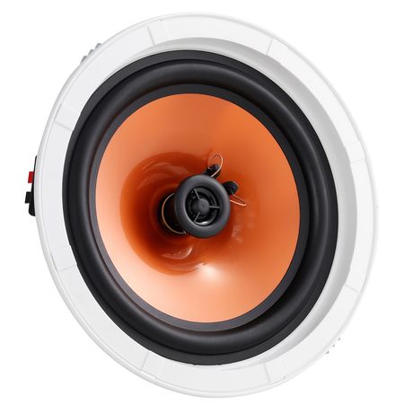 4 PCs 8 Inch in Ceiling Speakers, 100-Watts, Flush Mount Ceiling & in-Wall Speakers System with 8ΩImpedance 89dB Sensitivity, for Home Kitchen Living Room Bedroom or Covered Outdoor Porches
