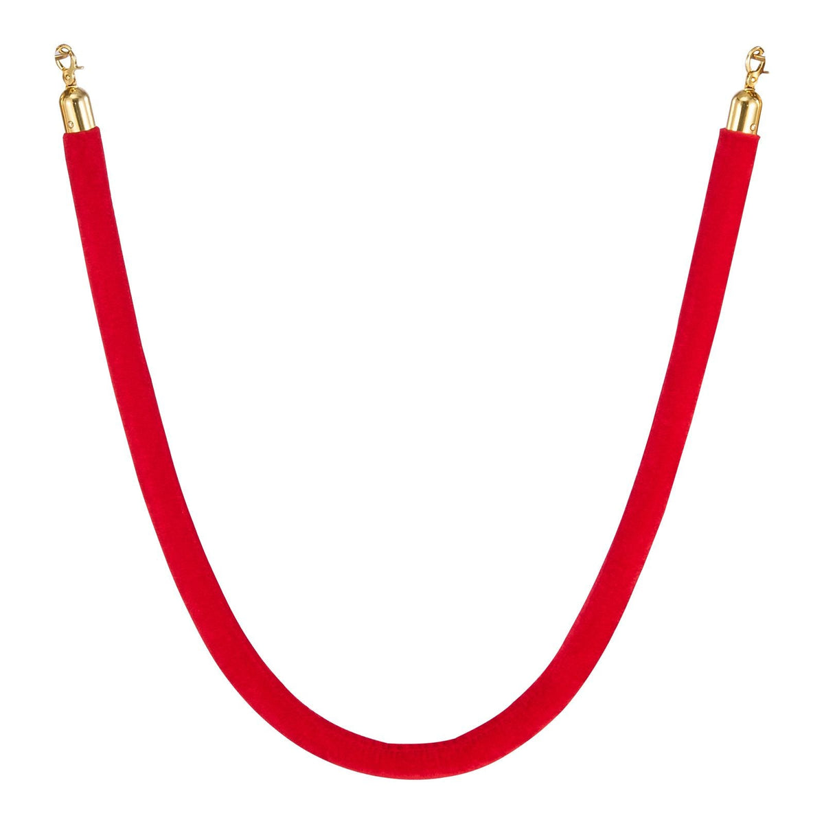 4 Pcs Red Velvet Stanchion Ropes, 5 ft Crowd Control Stanchion Red Velvet Ropes with Gold Hooks, Post Queue Barrier Carpet Rope for Carpet Events Movie Theaters Grand Openings Hotels Party