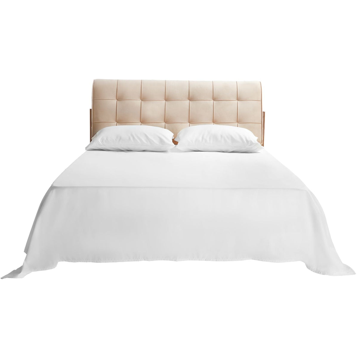 4-Piece Bed Sheet Set - Queen Size, 100% Brushed Microfiber Bedding Set with 2 Pillowcases, 1 Flat Sheet & 1 Fitted Sheet, Breathable & Wrinkle-Resistant Luxury Bed Sheets with 16" Deep Pocket