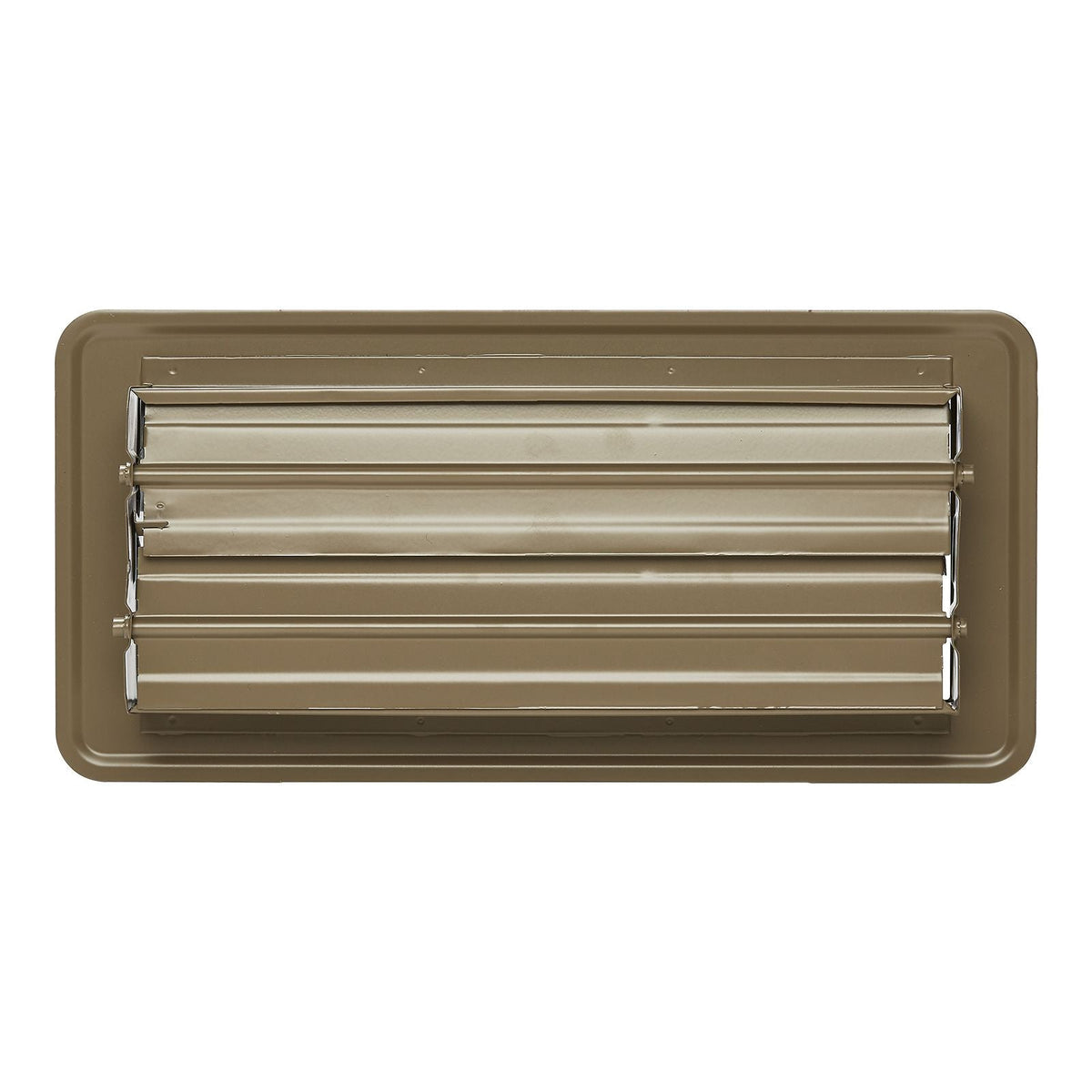 4 x 10 Inch Floor Registers, 6-Pack Vent Grilles, HVAC Heavy-Duty Walkable Iron Floor Vents, Easily Adjustable Rust-Proof Air Vents Deflector with Metal Damper, Ideal for Home & Office, Brown