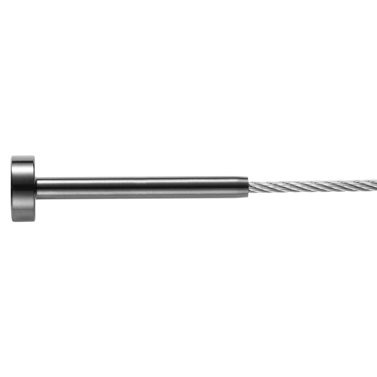 40 Pack Invisible Cable Railing kit, T316 Stainless Steel 1/8" Invisible Receiver and Swage Stud End for Cable Railing, Swage Tensioner 1/8" for Wood/Metal Post, Cable Railing Hardware, Black