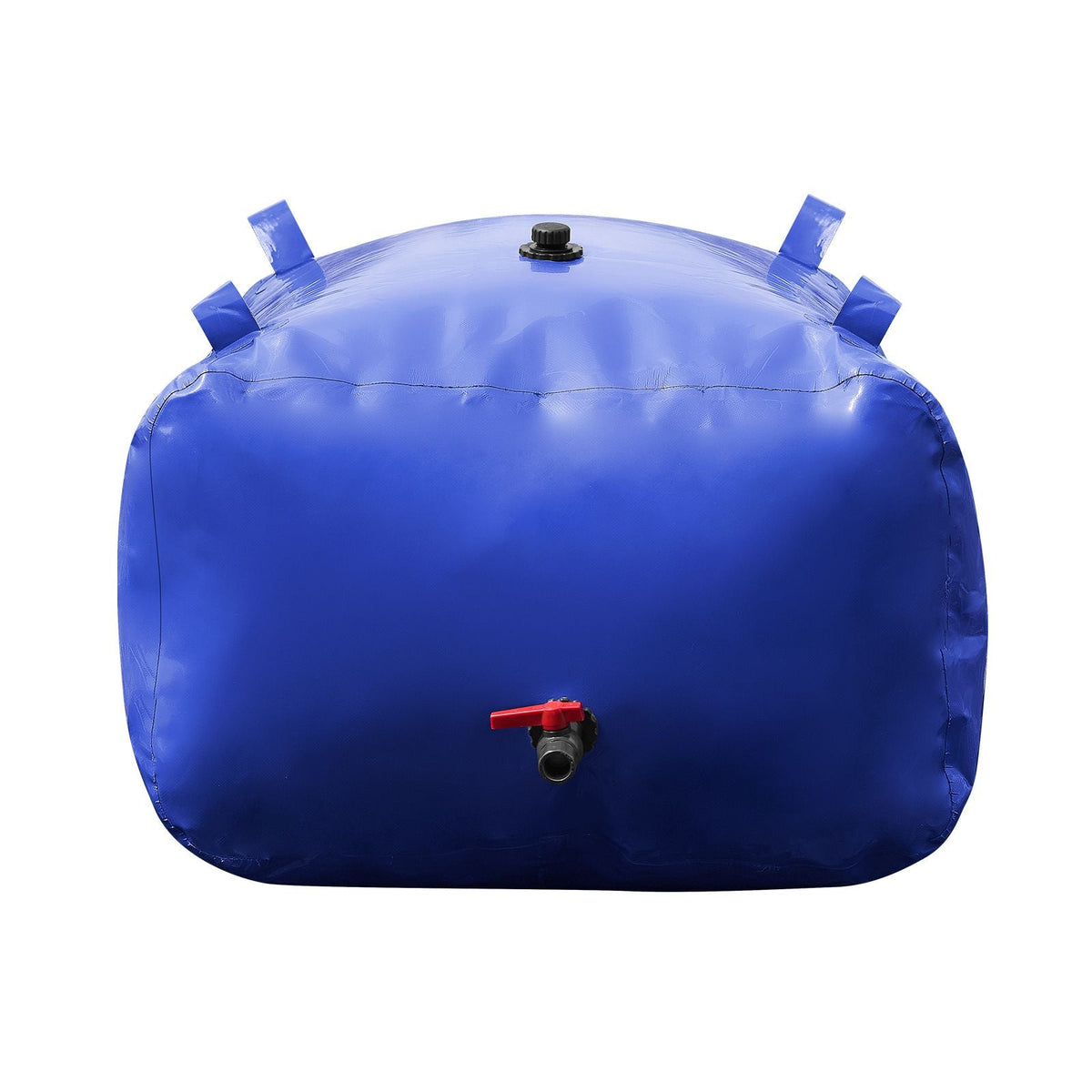 400L/105.7 Gallon Water Storage Bladder, RV Water Tank, 1000D Blue PVC Collapsible Water Storage Containers, Large Capacity Soft Water Bag, Portable Water Bladder, Fire Prevention, Camping