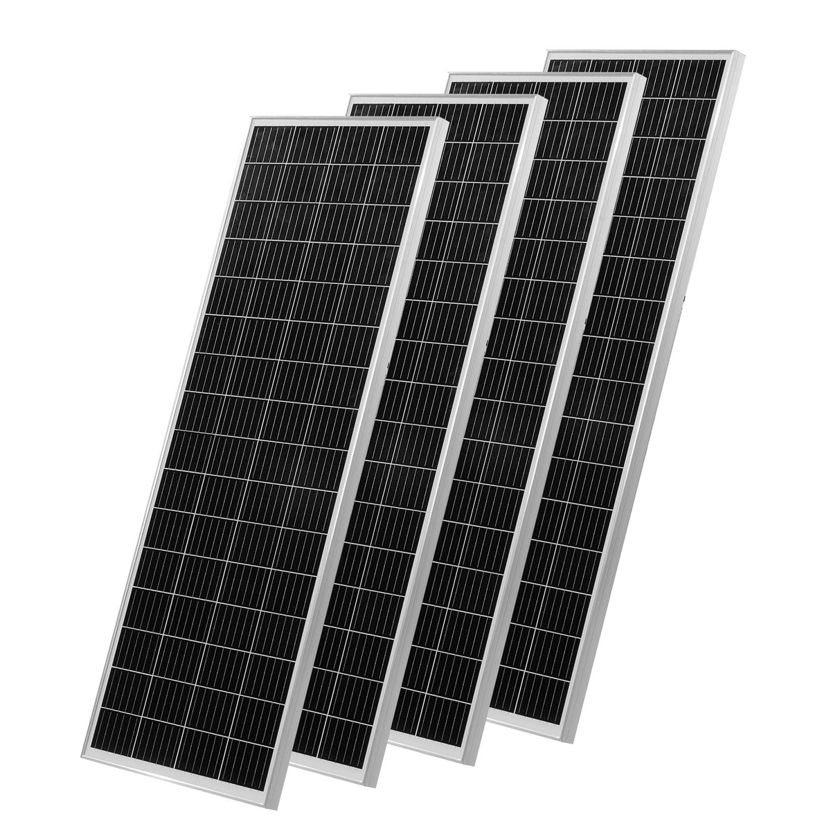 400W 12V Complete Solar Power Kit, 4PCS 100W Monocrystalline Solar Panels + 12.8V 200Ah LiFePO4 Battery + 40A MPPT Charge Controller + 2000W Power Inverter for RV Home Camping Boats Off-Grid