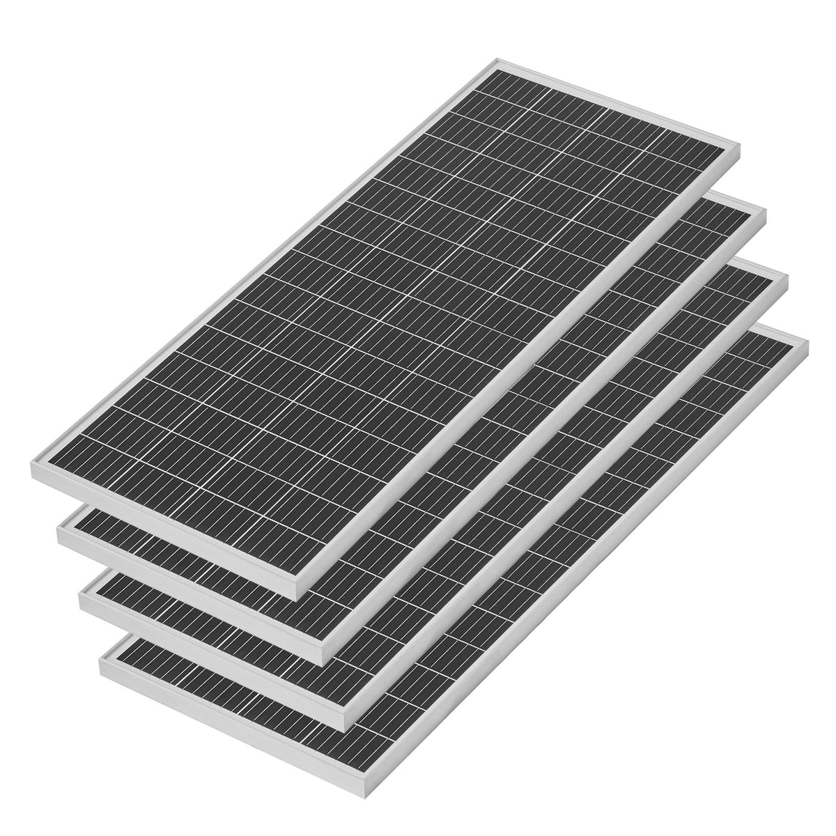 400W 12V Complete Solar Power Kit, 4PCS 100W Monocrystalline Solar Panels + 12.8V 200Ah LiFePO4 Battery + 40A MPPT Charge Controller + 2000W Power Inverter for RV Home Camping Boats Off-Grid