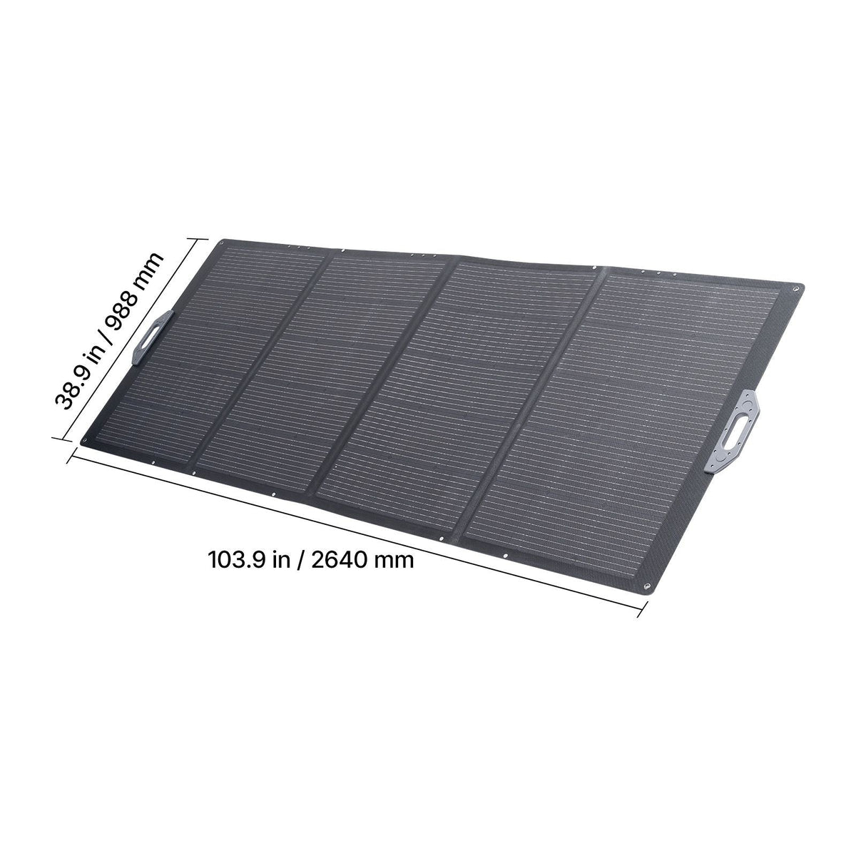 400W Foldable Solar Panel, 24% High-Efficiency Portable Monocrystalline Solar Panel Charger with MC4 Output & 10-in-1 DC Adapter, IP67 Waterproof for Power Stations, Camping, Hiking Trips