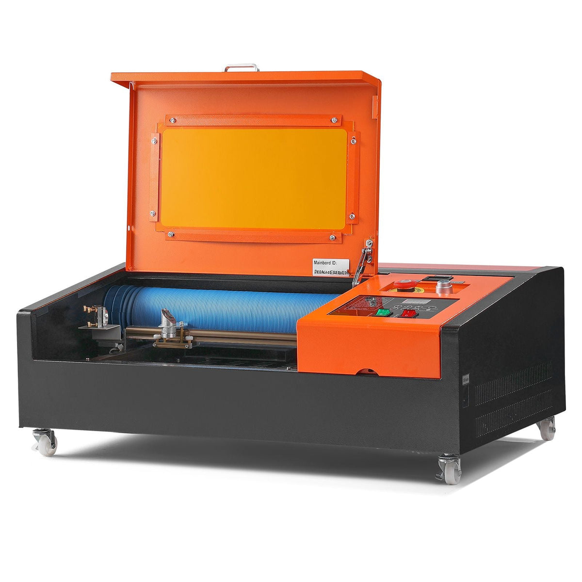 40W Desktop CO2 Laser Engraver, 12 x 8 in, 11.8 IPS Laser Cutter Machine with Water-Cooled Laser Tube, Compatible with CorelDRAW, Windows XP 7 8 10, EMF, JPG, PLT, WMF, for Wood Acrylic Fabric