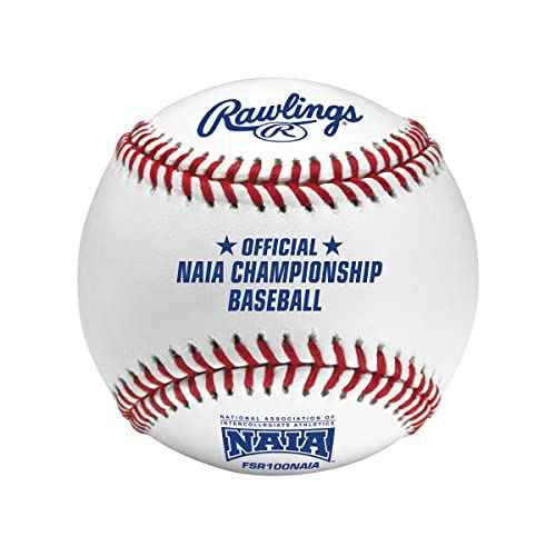 Rawlings | FLAT SEAM NAIA Collegiate League Baseballs | FSR100NAIA | 12 Count