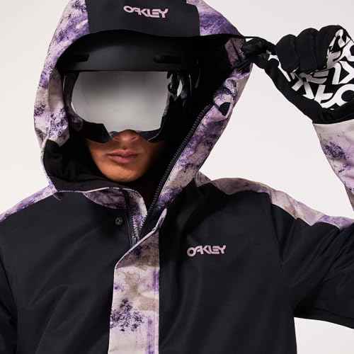 Oakley Men's Range Recycled Jacket 2.0, Oxidation Print Lilac, XX-Large