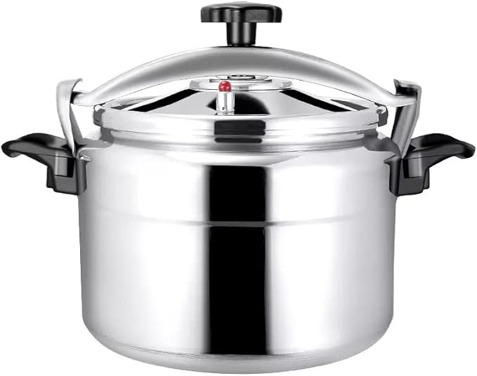 Aluminum Explosion-Proof Pressure Cooker, 11L, Silver