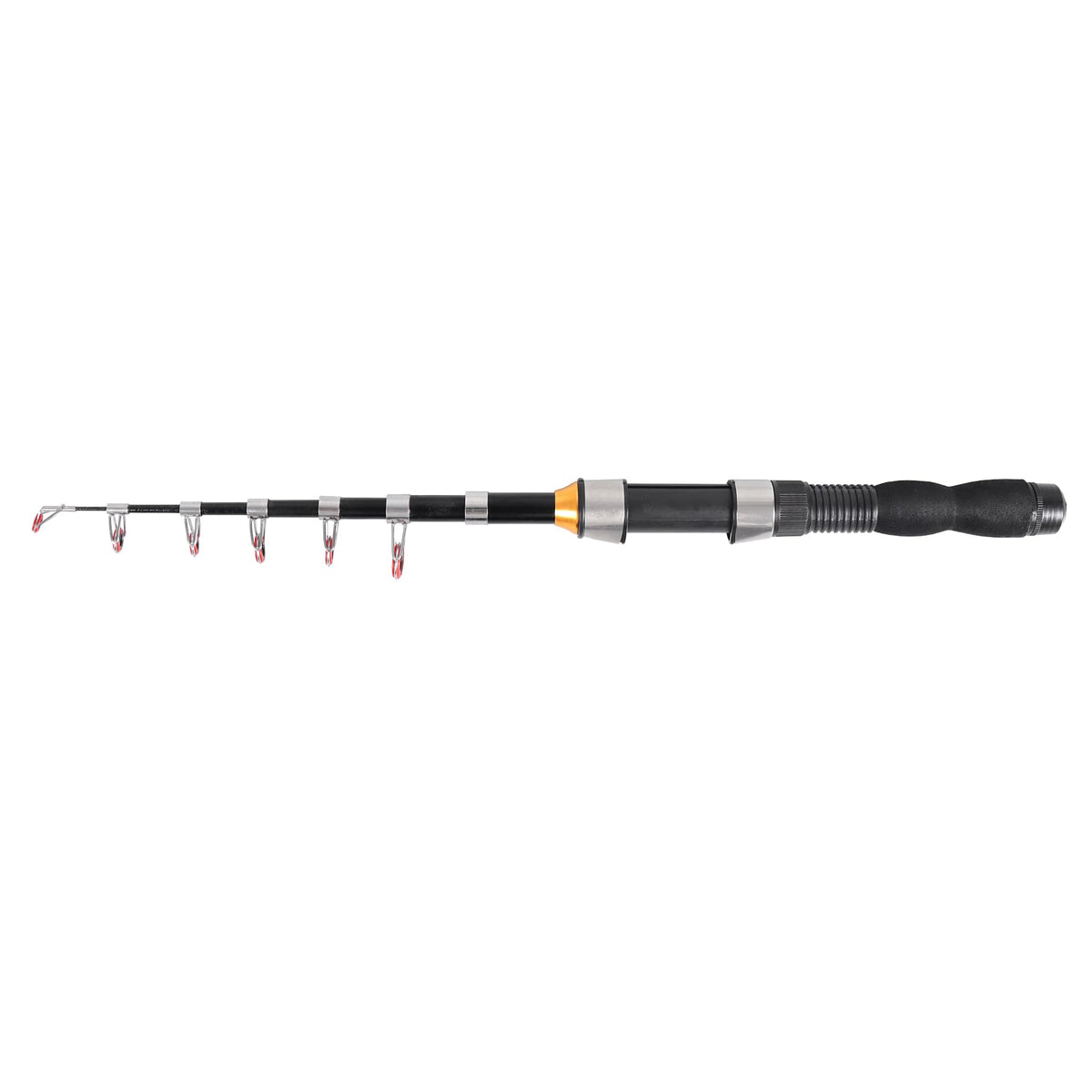 Mini Telescopic Fishing Rod, Spinning Fishing Rod Small Collapsible Fishing Rod for Saltwater and Freshwater, Lightweight and Compact Design, 59 inches