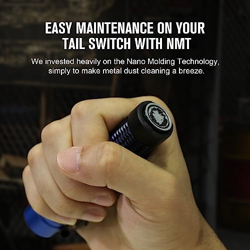 OLIGHT Warrior Mini3 Tactical Flashlight, Dual Switches LED Rechargeable Light with MCC3 Charger, 1750 Lumens Powerful EDC Light for Camping, Emergency and Outdoor (Black)