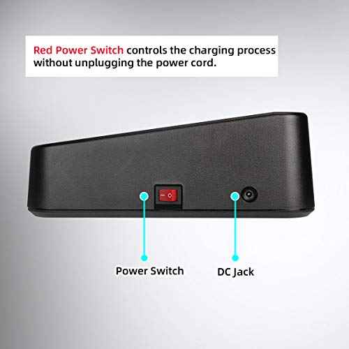 Retevis RT29 Ailunce HD1 Walkie Talkie Six-Way Charger, Practical Multi Charger Compatible with Retevis RT29 RB23 Ailunce HD1 Two Way Radio (1 Pack)