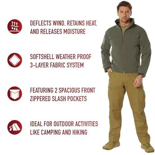 Rothco Covert Ops Lt Weight Soft Shell Jacket