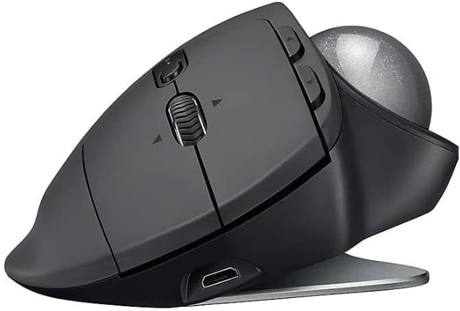 Logitech MX Ergo Plus Advanced Wireless Trackball for PC and MAC with Extra 10° Wedge