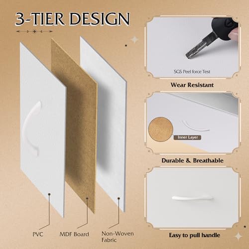 WLIVE White Dresser for Bedroom with 6 Fabric Drawers, Closet Dresser with Metal Frame, Wooden Top, Chest of Drawers for Closet, Living Room, Hallway - color: White