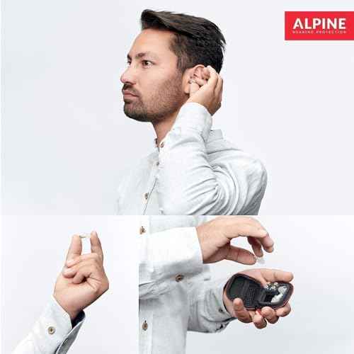 Alpine MusicSafe Pro - High Fidelity Earplugs for Musicians - 3 Interchangeable Premium Filter Sets: 16, 19 & 22 dB - Professional Musician Hearing Protection - Transparent