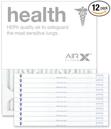 AIRx Filters 20x20x2 Air Filter MERV 13 Pleated HVAC AC Furnace Air Filter