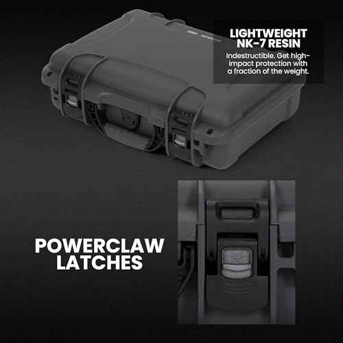 NANUK Hard Case with Custom Foam Insert for 2 up to 15 UP Professional Sporting Gear with Wheels ? IP67 Waterproof Gear Case Storage, Made in Canada