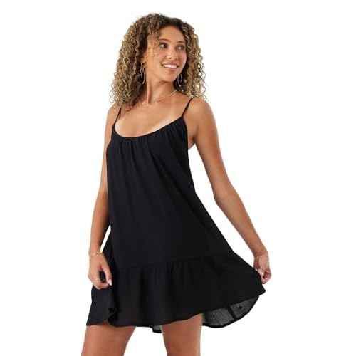 Roxy Women's Casual Dress ? Sundress & Swimsuit Cover-Ups for Beach, Poolside, Resort Wear, Midnight, X-Large