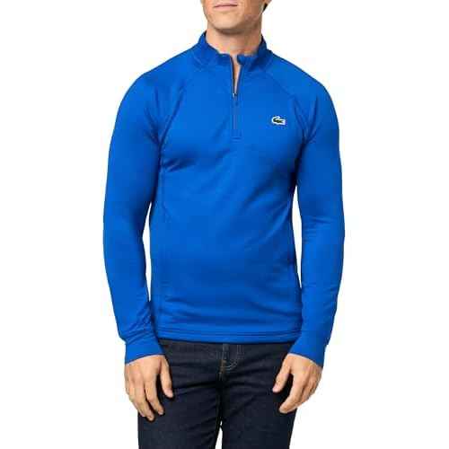 Lacoste Men's Sport High Neck Golf Layering Sweatshirt