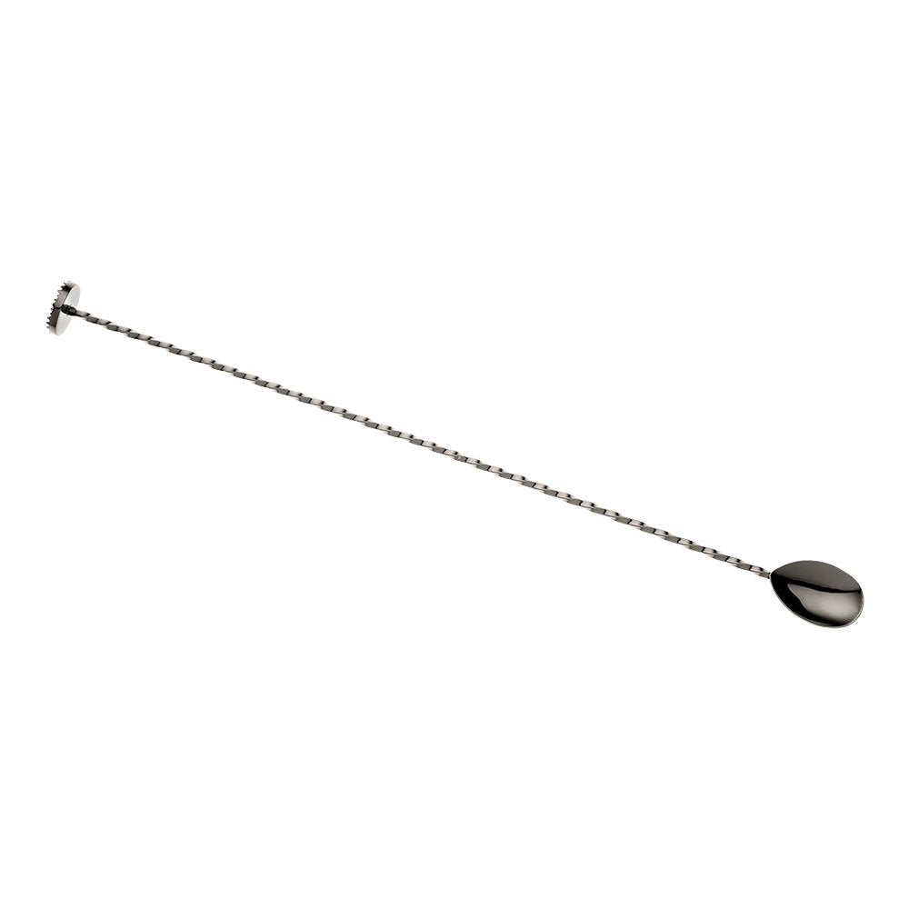 Barfly Bar Spoon, Standard 17 1/8" (43.5 Cm), Gun Metal Black