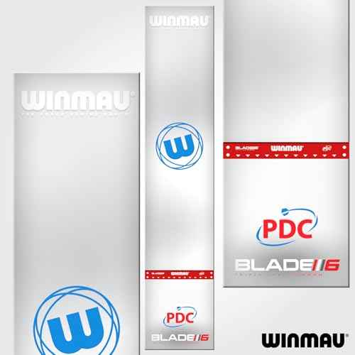 WINMAU Clearzone PVC Darts Mat with Integrated Oche Line