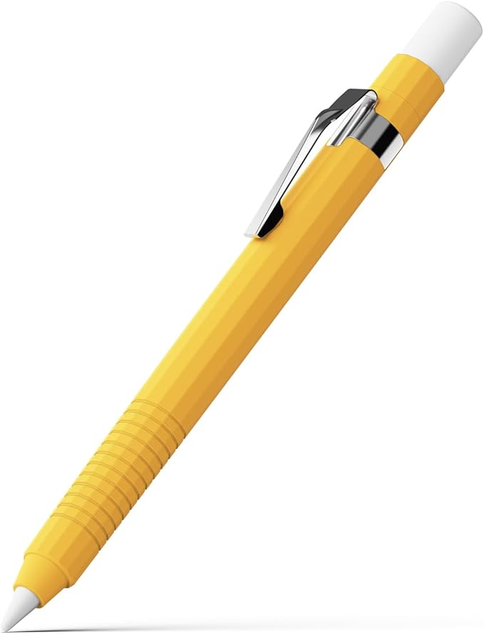 Ringke Silicone Drafting Pencil Case Compatible with Apple Pencil USB-C Case, Perfect Grip Silicone Protective Cover Sleeve Accessories - Yellow