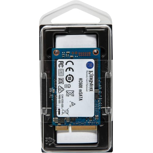 Kingston 1024G KC600 SATA3 mSATA SSD | SKC600MS/1024G