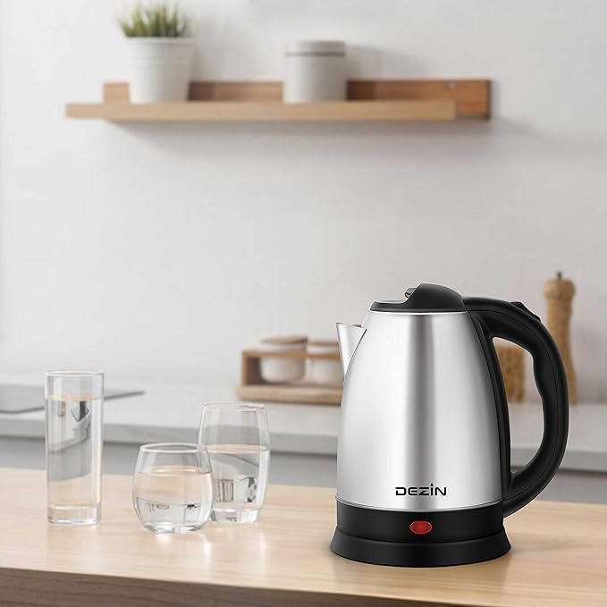 DEZIN 2L Electric Kettle, Fast Boil Electric Tea Kettle, 1000W Water Boiler
