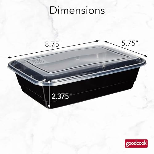 GoodCook Meal Prep Containers, Single
