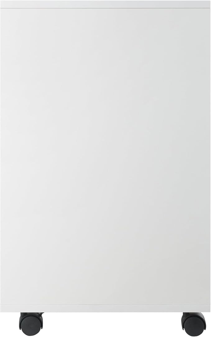 Winsome Halifax Bins & Drawers Mobile Cabinet, for Home Office, White