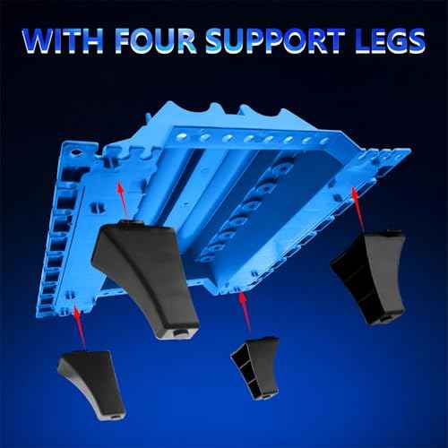 ZKTOOL Engine Cylinder Head Organizer Valves Tool,Engine Organizer Parts Tray,Valvetrain Organizer Trays,Engine Cylinder Head Tray Organiser,Store Car Cylinder Head Parts (Valves, Springs, Camshafts)