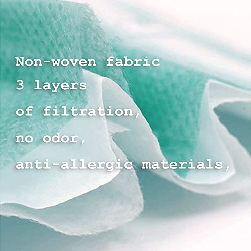 Protective Face Mask(50 pcs pack), Color: Green, Made in Taiwan, Disposable Face Mask, non-woven face mask, made of 3 Ply non-woven fabric
