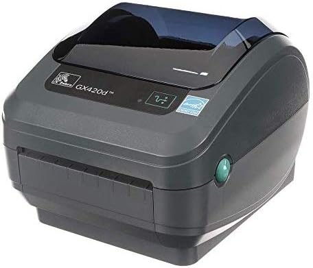 Zebra GX420D Thermal Label Barcode Printer GX42-202410-000 (Renewed)