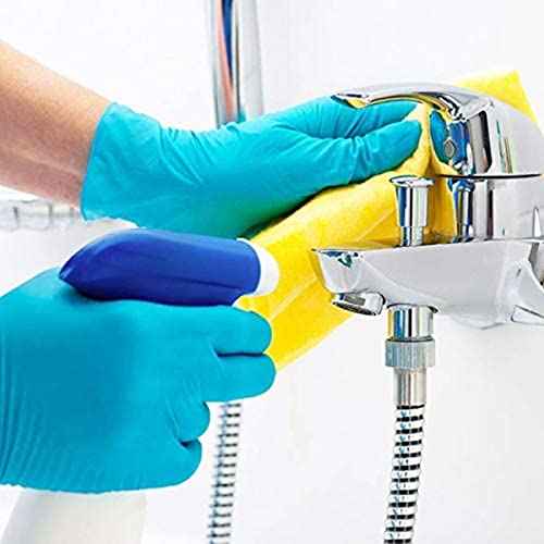 Jointown Basic Medical Blue Nitrile Exam Gloves - Latex-Free & Powder-Free - NGPF7003 (Case of 1,000), Large