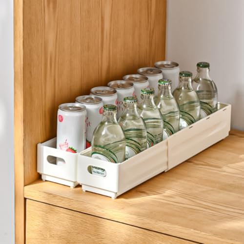 2 Pack Expandable Plastic Storage Boxes, Multi-Purpose Folding Organizer, Drawer Storage Divider For Bedroom, Kitchen And Snack Storage (s) - size: s
