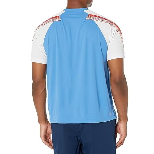 Lacoste Men's Contemporary Collection's Sport Regular Fit Logo Stripe T-Shirt